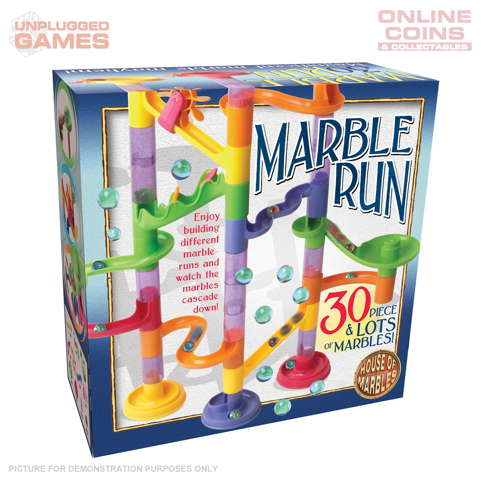 30-Piece Marble Run